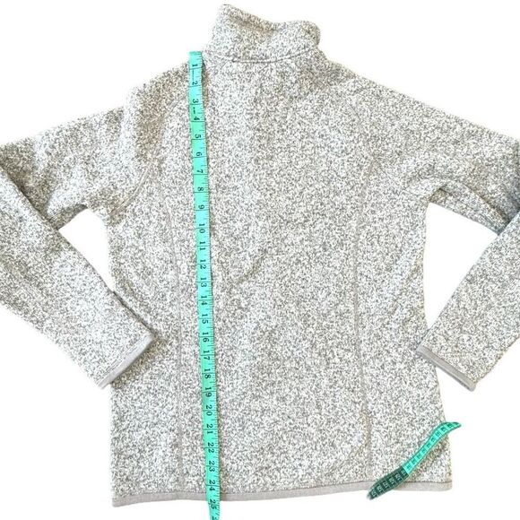 Patagonia Women's Better Sweater Quarter Zip Fleece Small Gray Pullover - Picture 13 of 13